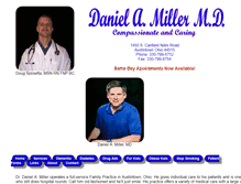 Tablet Screenshot of danielmillermd.com